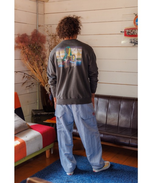 RIVER SIDE CULTURE(リバーサイドカルチャー)の「RIVER SIDE CULTURE/RSC Paris トレーナー (M4)(スウェット・メンズ・オートミール/チャコールグレー・MEDIUM/LARGE/X-LARGE)」の3枚目の写真