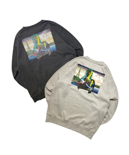RIVER SIDE CULTURE(リバーサイドカルチャー)の「RIVER SIDE CULTURE/RSC Paris トレーナー (M4)(スウェット・メンズ・オートミール/チャコールグレー・MEDIUM/LARGE/X-LARGE)」の5枚目の写真