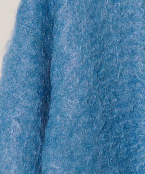 vieux by MAISON BREEZE(ビューバイメゾンブリーズ)の「【vieux by MAISON BREEZE】クルーネックボリュームシャギーニット crewneck Volume shaggy knit #1(ニット/セーター・レディース・ブルー/チャコールグレー/アイボリー・FREE)」の12枚目の写真