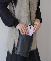 シンプルコンパクトショルダーバッグ