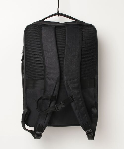 ace.(エース)の「【ace. GENE/エースジーン】 ガジェタブル ヘザー2 スクエアリュック 19L(23L)(バックパック/リュック・メンズ・ブラック・FREE)」の2枚目の写真