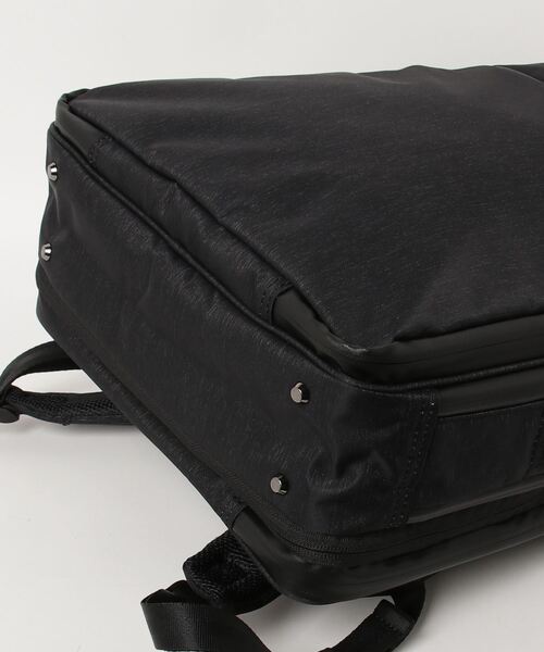 ace.(エース)の「【ace. GENE/エースジーン】 ガジェタブル ヘザー2 スクエアリュック 19L(23L)(バックパック/リュック・メンズ・ブラック・FREE)」の3枚目の写真