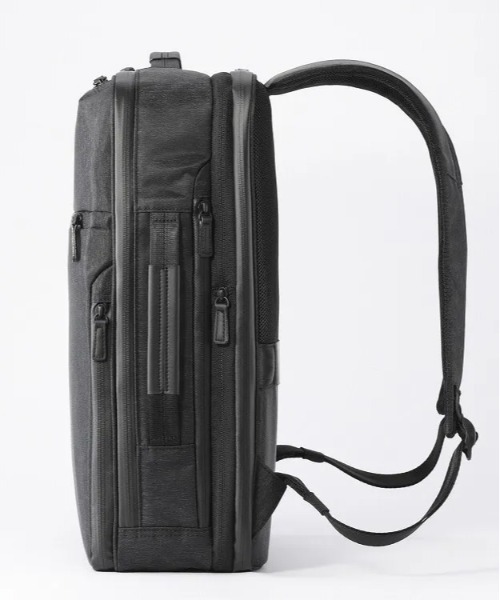 ace.(エース)の「【ace. GENE/エースジーン】 ガジェタブル ヘザー2 スクエアリュック 19L(23L)(バックパック/リュック・メンズ・ブラック・FREE)」の8枚目の写真