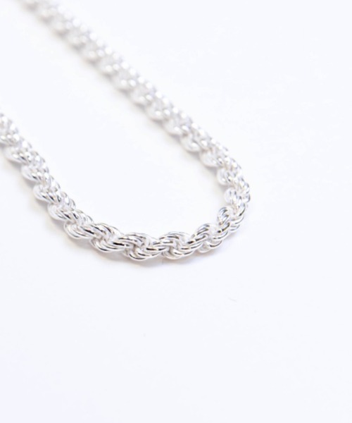 【セール】【ANNA SOTTILOTTA】シルバー ネックレス ツイスト ケーブル チェーン（ネックレス）｜M.R'+@（ミスター）