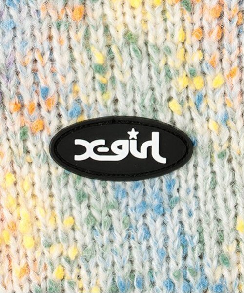 X-girl Stages（エックスガールステージス）の「カラーネップニットプルオーバー（ニット/セーター・キッズ・アイボリー/ブラック・140cm/130cm/120cm/110cm）」の6枚目の写真