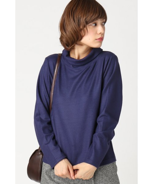 SLOBE IENA（スローブイエナ）の「ウォッシャブルウールタートルプルオーバー◆（Tシャツ/カットソー・レディース・カーキ/ブラック/ブルー系その他/ホワイト/タン・FREE）」の5枚目の写真