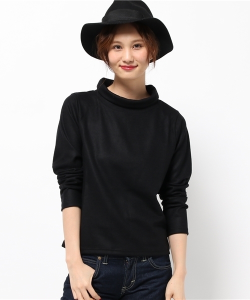 SLOBE IENA（スローブイエナ）の「ウォッシャブルウールタートルプルオーバー◆（Tシャツ/カットソー・レディース・カーキ/ブラック/ブルー系その他/ホワイト/タン・FREE）」の22枚目の写真