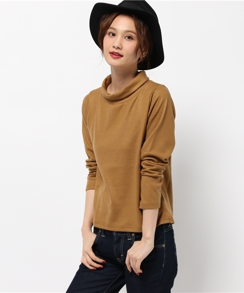 SLOBE IENA（スローブイエナ）の「ウォッシャブルウールタートルプルオーバー◆（Tシャツ/カットソー・レディース・カーキ/ブラック/ブルー系その他/ホワイト/タン・FREE）」の11枚目の写真