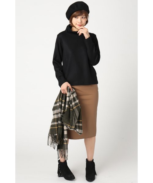 SLOBE IENA（スローブイエナ）の「ウォッシャブルウールタートルプルオーバー◆（Tシャツ/カットソー・レディース・カーキ/ブラック/ブルー系その他/ホワイト/タン・FREE）」の14枚目の写真