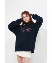 SWINGGGR/スウィンガー/RIB HI NECK SWEAT