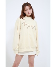 SWINGGGR/スウィンガー/RIB HI NECK SWEAT