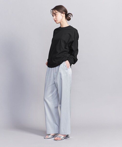 BEAUTY&YOUTH UNITED ARROWS(ビューティーアンドユースユナイテッドアローズ)の「【WEB限定】フィッシュ ロングスリーブ Tシャツ(Tシャツ/カットソー・メンズ・ライトブルー/ライトピンク/ブラック/ホワイト/ブラウン/ピンク/ベージュ・M/S/XL/L)」の11枚目の写真