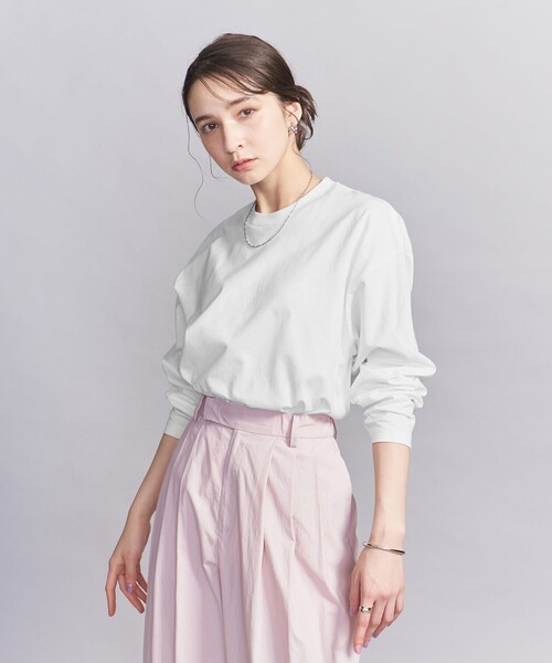 BEAUTY&YOUTH UNITED ARROWS(ビューティーアンドユースユナイテッドアローズ)の「【WEB限定】フィッシュ ロングスリーブ Tシャツ(Tシャツ/カットソー・メンズ・ライトブルー/ライトピンク/ブラック/ホワイト/ブラウン/ピンク/ベージュ・M/S/XL/L)」の13枚目の写真