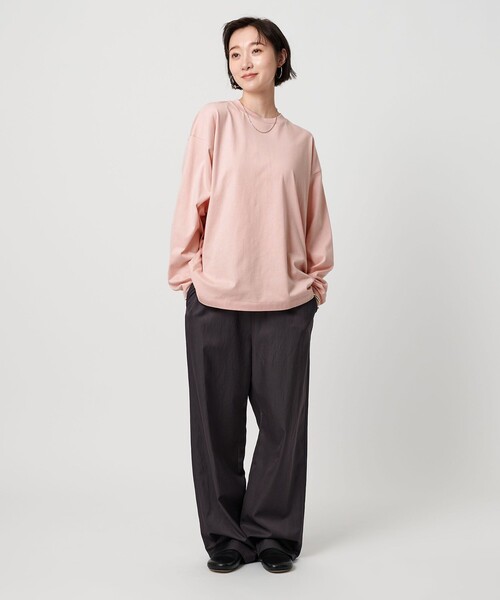 BEAUTY&YOUTH UNITED ARROWS(ビューティーアンドユースユナイテッドアローズ)の「【WEB限定】フィッシュ ロングスリーブ Tシャツ(Tシャツ/カットソー・メンズ・ライトブルー/ライトピンク/ブラック/ホワイト/ブラウン/ピンク/ベージュ・M/S/XL/L)」の14枚目の写真