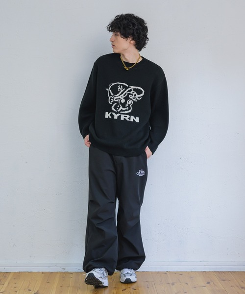 face jacquard knit/ フェイスジャガードニット（ニット/セーター