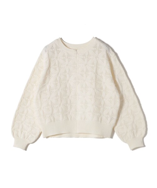 シップス2WAY フラワー ジャカード ハーフ ジップ プルオーバー シップス SHIPS 《追加予約》【WEB限定】〈洗濯機可能〉2WAY