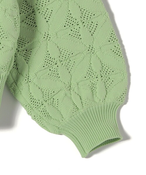 準備中 JEANASIS（ジーナシス）の「5GVスリーブガラアミショートプルオーバー