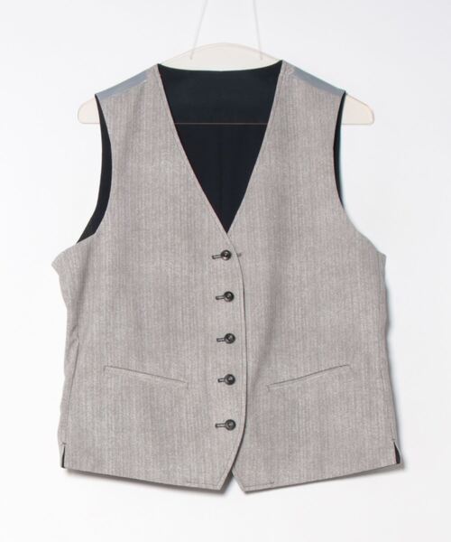 MONSIEUR NICOLE（ムッシュニコル）の「【ex/tra】FLEXDRY リバーシブルジレ（ベスト・メンズ・ネイビー/ブラック・MEDIUM/LARGE）」の4枚目の写真