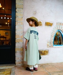 FITH(tBX)Smooth Cotton Jersey and Back Logo Dress(hX)