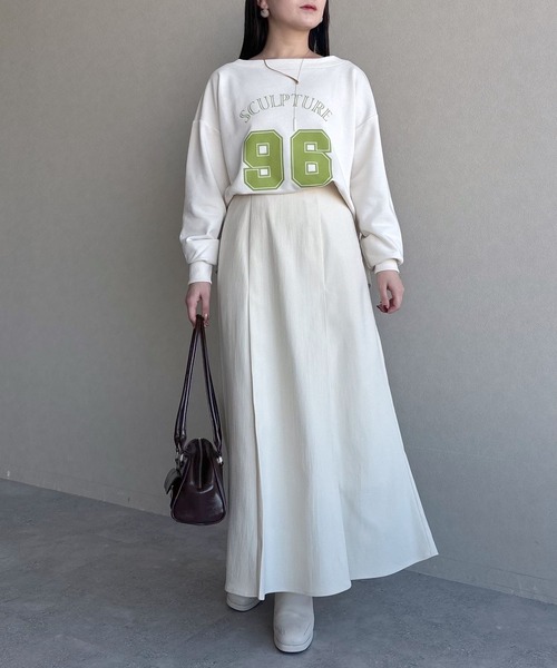 mysty woman（ミスティウーマン）の「ナンバーロゴスウェットプルオーバー  288690（スウェット・レディース・ネイビー/グレー/オフホワイト・FREE）」の21枚目の写真