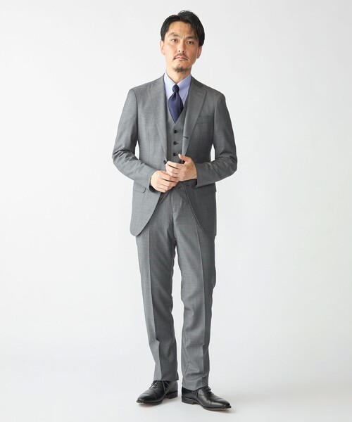 SHIPS（シップス）の「SHIPS: LORO PIANA FABRIC オーストラリス シャークスキン ベスト（ベスト・メンズ・グレー系その他・MEDIUM/LARGE）」の8枚目の写真