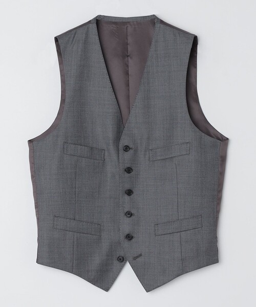 SHIPS（シップス）の「SHIPS: LORO PIANA FABRIC オーストラリス シャークスキン ベスト（ベスト・メンズ・グレー系その他・MEDIUM/LARGE）」の9枚目の写真