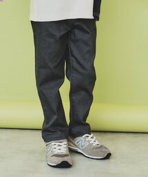 【100-160】のびーるストレートパンツ/洗濯機OK