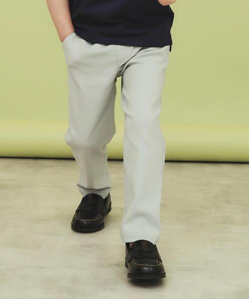 THE SHOP TK （ザ ショップ ティーケー ）の「【100-160】のびーるストレートパンツ/洗濯機OK（その他パンツ・キッズ・ブラック/オリーブ/ナチュラル/ライトグレー/ブラック系1/ネイビー系1・10/11/12/13/14/15 /16）」の7枚目の写真