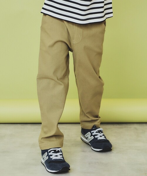 THE SHOP TK （ザ ショップ ティーケー ）の「【100-160】のびーるストレートパンツ/洗濯機OK（その他パンツ・キッズ・ブラック/オリーブ/ナチュラル/ライトグレー/ブラック系1/ネイビー系1・10/11/12/13/14/15 /16）」の9枚目の写真
