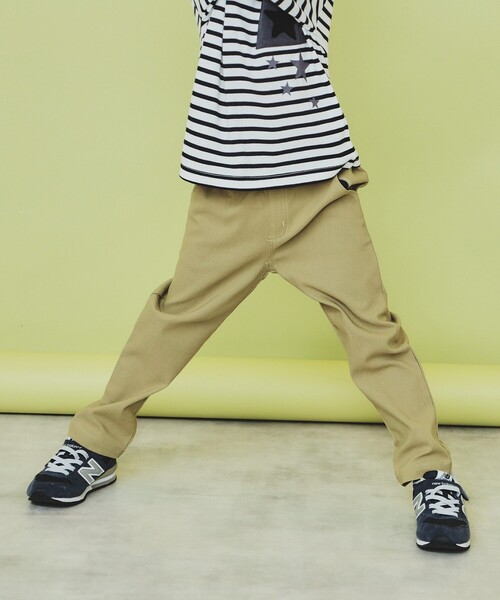 THE SHOP TK （ザ ショップ ティーケー ）の「【100-160】のびーるストレートパンツ/洗濯機OK（その他パンツ・キッズ・ブラック/オリーブ/ナチュラル/ライトグレー/ブラック系1/ネイビー系1・10/11/12/13/14/15 /16）」の10枚目の写真