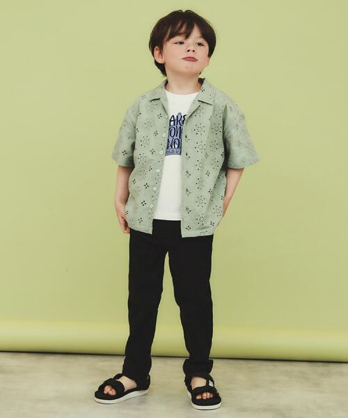 THE SHOP TK （ザ ショップ ティーケー ）の「【100-160】のびーるストレートパンツ/洗濯機OK（その他パンツ・キッズ・ブラック/オリーブ/ナチュラル/ライトグレー/ブラック系1/ネイビー系1・10/11/12/13/14/15 /16）」の22枚目の写真