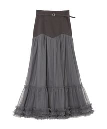 LAGUNAMOON | チュールドッキングフレアスカート(スカート)