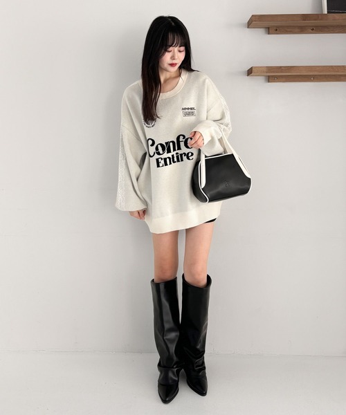 Heather（ヘザー）の「パイピングミニボストンBAG　319882（ボストンバッグ・レディース・ブラック/レッド・ONE SIZE）」の10枚目の写真