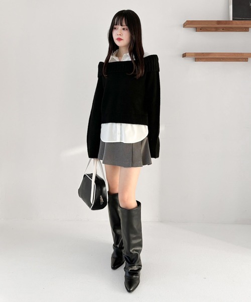 Heather（ヘザー）の「パイピングミニボストンBAG　319882（ボストンバッグ・レディース・ブラック/レッド・ONE SIZE）」の5枚目の写真