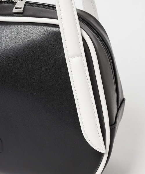 Heather（ヘザー）の「パイピングミニボストンBAG　319882（ボストンバッグ・レディース・ブラック/レッド・ONE SIZE）」の19枚目の写真