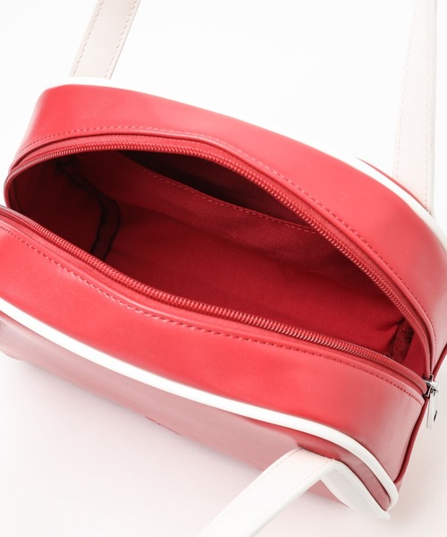 Heather（ヘザー）の「パイピングミニボストンBAG　319882（ボストンバッグ・レディース・ブラック/レッド・ONE SIZE）」の14枚目の写真