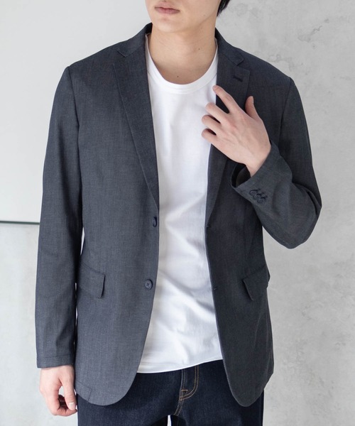 新品　yumi.　INTER FACTORY デニムジャケット　ネイビー ベーシックデニムジャケット