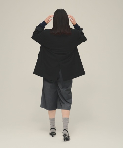 eL（エル）の「【eL】Handsome Jacket/290325（テーラードジャケット・レディース・ブラック/ブラウン・FREE）」の20枚目の写真