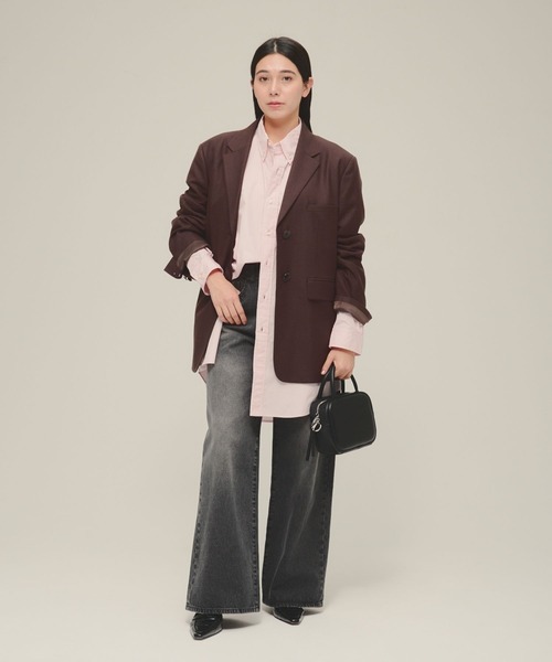 eL（エル）の「【eL】Handsome Jacket/290325（テーラードジャケット・レディース・ブラック/ブラウン・FREE）」の16枚目の写真