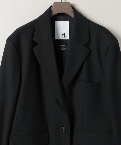 eL（エル）の「【eL】Handsome Jacket/290325（テーラードジャケット・レディース・ブラック/ブラウン・FREE）」の3枚目の写真