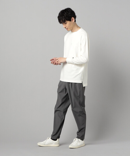 β MEN（ベータメン）の「【メリルハイテンション】 テーパードイージーパンツ（その他パンツ・メンズ・ベージュ/ブラック/ネイビー/グレー・L/M）」の6枚目の写真