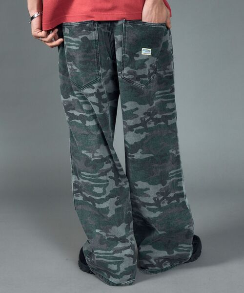 sqnz（エスキュンズ）】sqnz double knee pants / パンツ カモ リアル