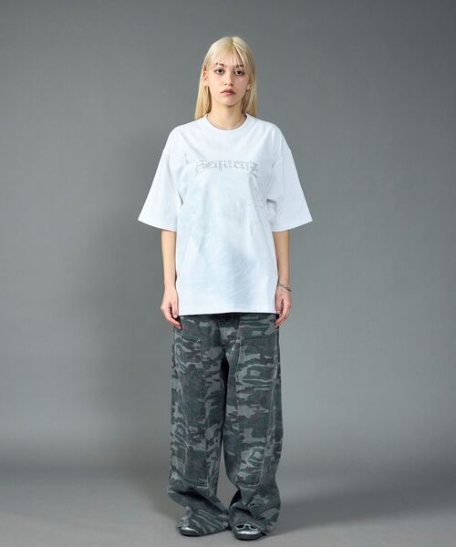 sqnz（エスキュンズ）】sqnz double knee pants / パンツ カモ リアル