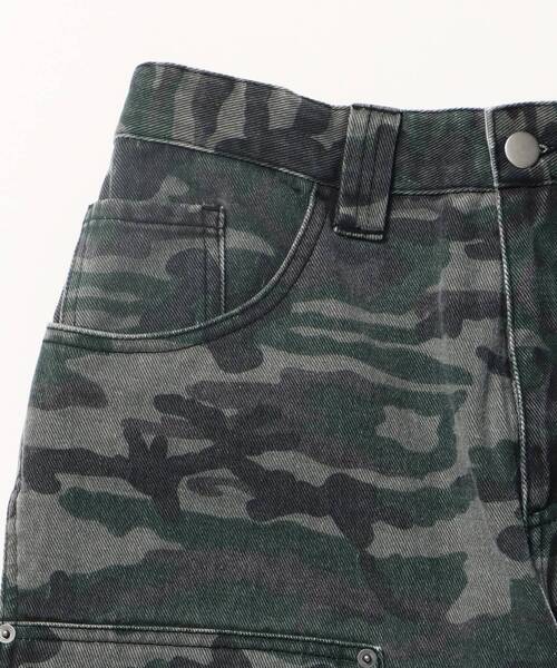 sqnz（エスキュンズ）】sqnz double knee pants / パンツ カモ リアル