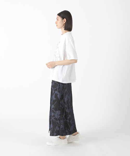 Plantation（プランテーション）の「ステムフラワーT / Tシャツ / S（Tシャツ/カットソー・レディース・ネイビー/ホワイト/ライトグレー・M size/L size）」の9枚目の写真