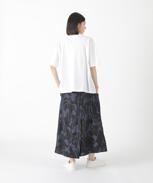 Plantation（プランテーション）の「ステムフラワーT / Tシャツ / S（Tシャツ/カットソー・レディース・ネイビー/ホワイト/ライトグレー・M size/L size）」の10枚目の写真