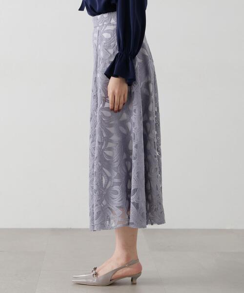 PROPORTION BODY DRESSING（プロポーションボディドレッシング）の「リボンチュールフレアスカート / 1215120302（スカート・レディース・ホワイト系その他/ブルー/ブラック・SMALL/MEDIUM/X-SMALL）」の21枚目の写真