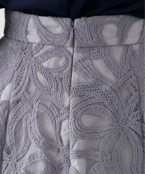 PROPORTION BODY DRESSING（プロポーションボディドレッシング）の「リボンチュールフレアスカート / 1215120302（スカート・レディース・ホワイト系その他/ブルー/ブラック・SMALL/MEDIUM/X-SMALL）」の13枚目の写真