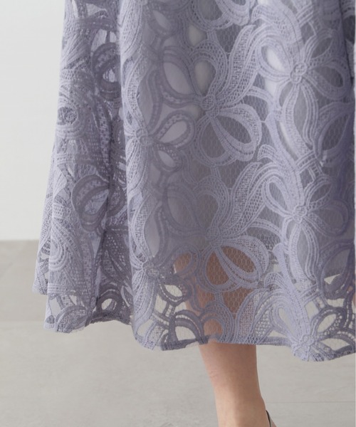 PROPORTION BODY DRESSING（プロポーションボディドレッシング）の「リボンチュールフレアスカート / 1215120302（スカート・レディース・ホワイト系その他/ブルー/ブラック・SMALL/MEDIUM/X-SMALL）」の14枚目の写真