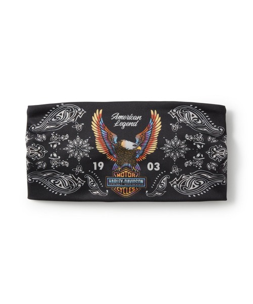 スペシャル USA製 HARLEY-DAVIDSON バンダナ スネーク 未使用 Harley Davidsonハーレーダビッドソン バンダナ ワシ USA製